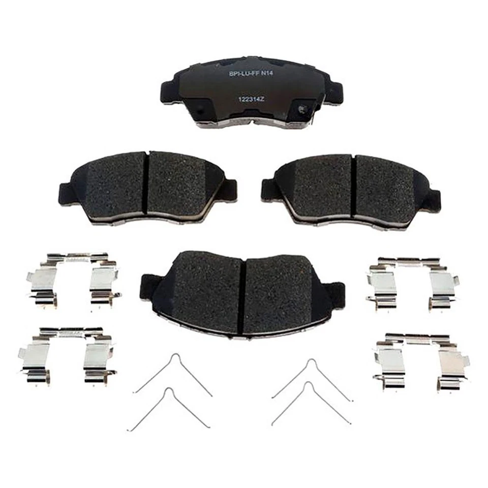 Front Brake Rotors + Ceramic Brake Pads & Hardware For 2015-2017 Honda Fit — 第 2/4 张图片