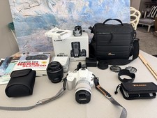 Canon EOS Rebel SL2 200D White DSLR Camera EF...