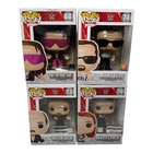 Funko Pop! Vinyl WWE Lot of 4 Bret Hart Diesel Mean Gene Becky Lynch Shelfwear