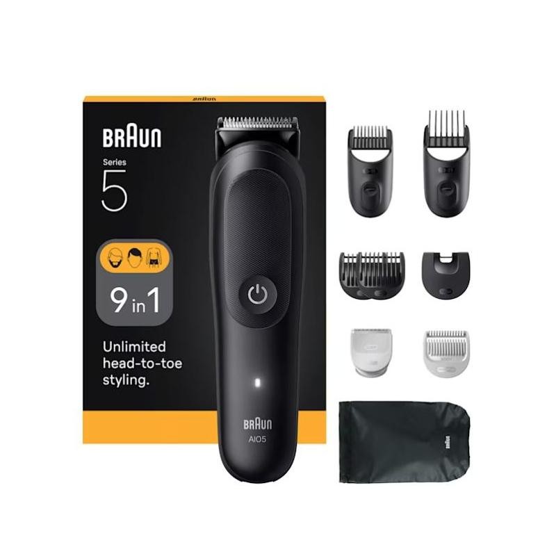 Braun AIO5540 tagliacapelli Nero 14 Ioni di Litio