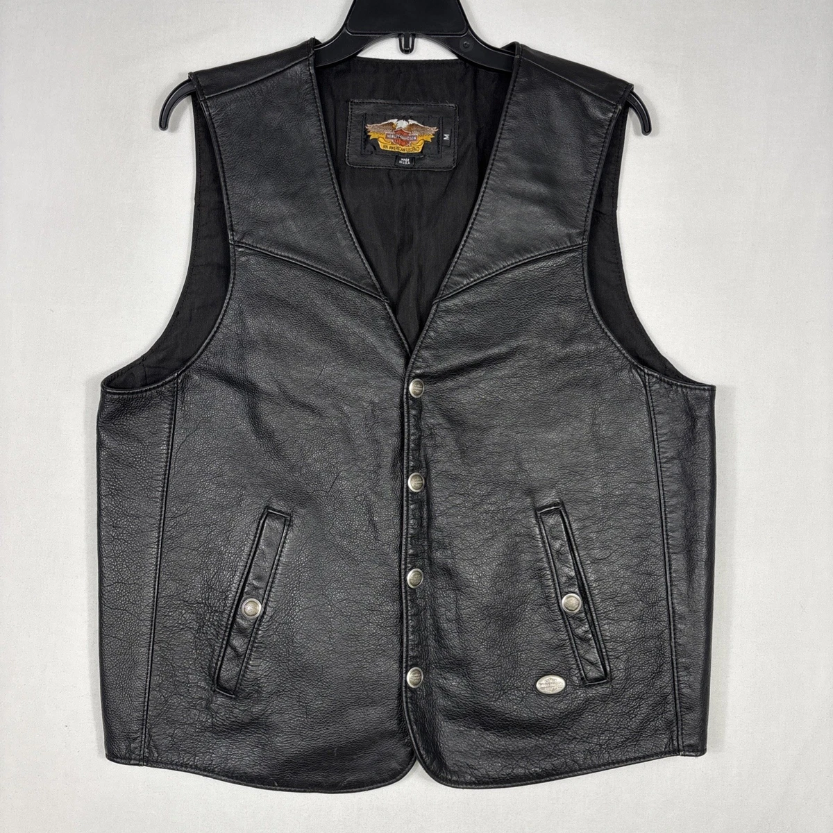 Harley-Davidson Vest Leather Outer Shell Coats, Jackets & Vests