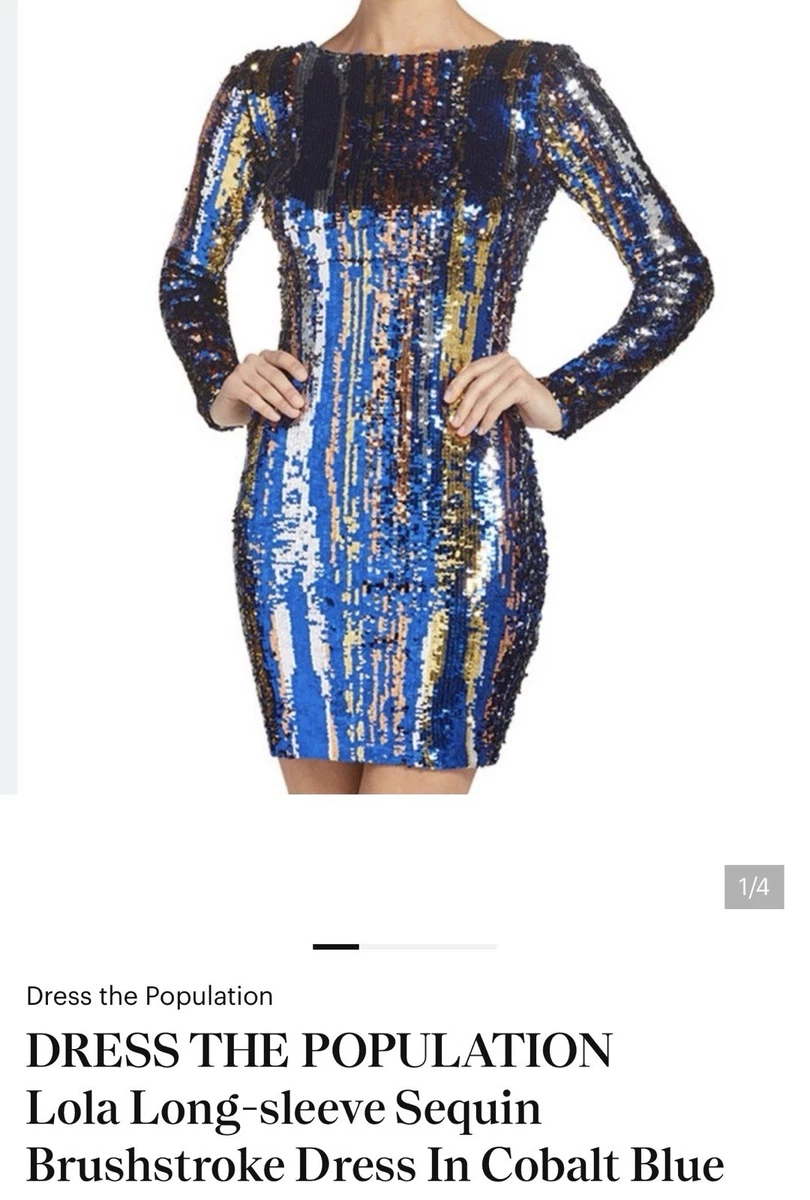 Long Sleeve Dress The Population Dresses for Women for sale
