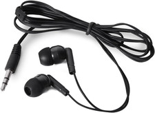 100 Pack Earbuds Bulk School Classroom Headphones Wired in Ear Student Earphones