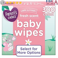 Ultra Soft Chamomile Baby Wipes Hypoallergenic Fresh Scent 300 Count Moist Wipes