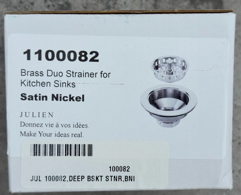 Julien黄铜滤水器厨房水槽 — 第 2/2 张图片