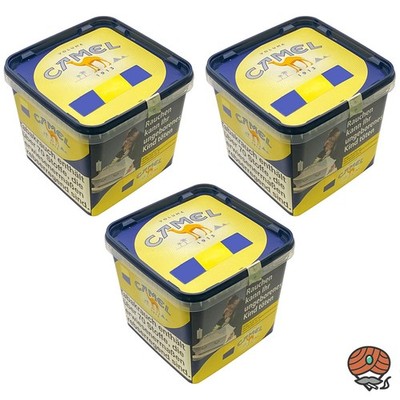 Camel Yellow / Gelb Volumentabak / Zigarettentabak Eimer 3x 285g