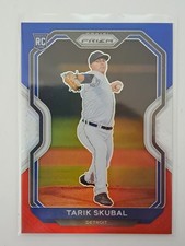 TARIK SKUBAL 2021 RED / WHITE & BLUE PRIZM ROOKIE  #236