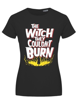The Witch They Couldnt Burn Damen T-Shirt schwarz