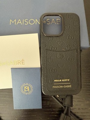 Maison de Sabre Hello Kitty iPhone 16 Pro Max Case with Strap