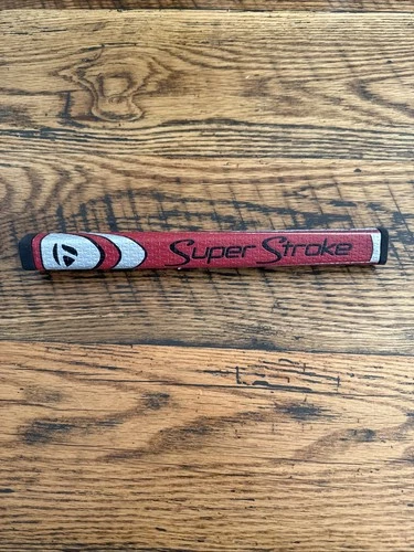 New TaylorMade SuperStroke GTR 1.0 Pistol Putter Grip ( Red / Silver )