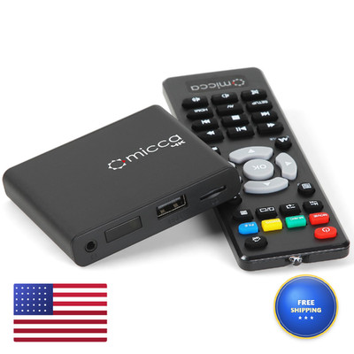 Micca 4K Ultra-Hd Digital Media Player For Usb Drives And Microsd Cards Digital