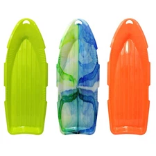 Emsco Snow Cruiser Plastic Toboggan 48 in. Assorted Colors - One Will Be Sent