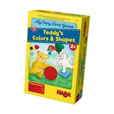 HABA Board Game Teddy's Colors and Shapes Box VG+/NM