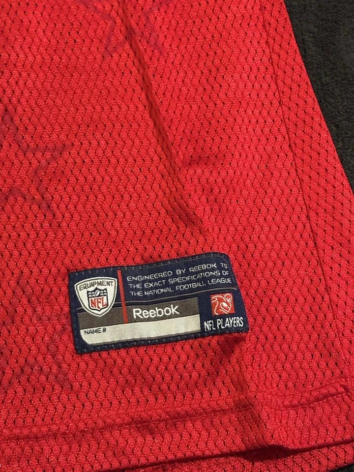 Camiseta deportiva para mujer Reebok On Field Ray Lewis AFC Pro Bowl XL NFL roja usada Foto 2 de 4