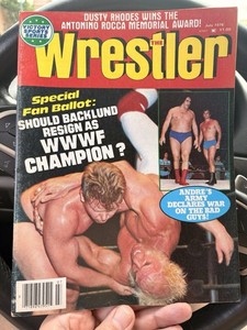 The Wrestler Victory Sports Series July 1978 Andre Backlund Albano 
