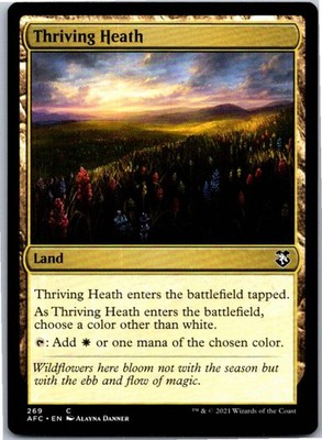 Thriving Heath C 269 Normal Commander: Adventures in the Forgotten Realms NM