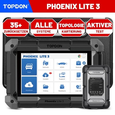 TOPDON Phoenix Lite 3 Diagnosegerät Topologie Mapping ECU Codieren Bidirektional