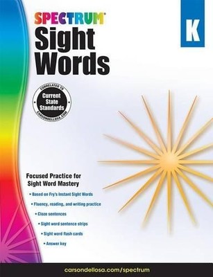 Spectrum Spectrum Sight Words, Grade K (Taschenbuch)
