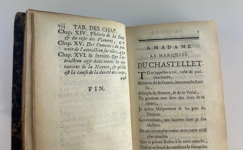 Elémens de la philososphie de Neuton (Newton) 1745 - Picture 6 of 19