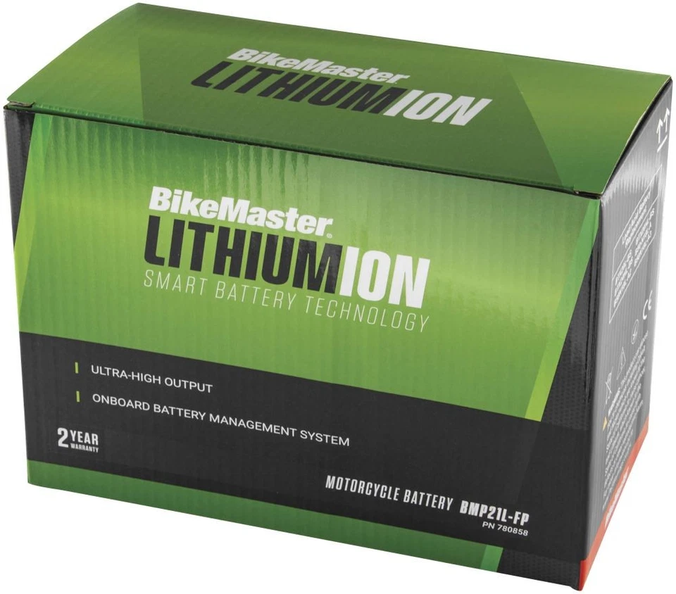 Batería de iones de litio 2.0 para Kawasaki ZG1200 Voyager XII 1986-2003 negra Foto 2 de 4