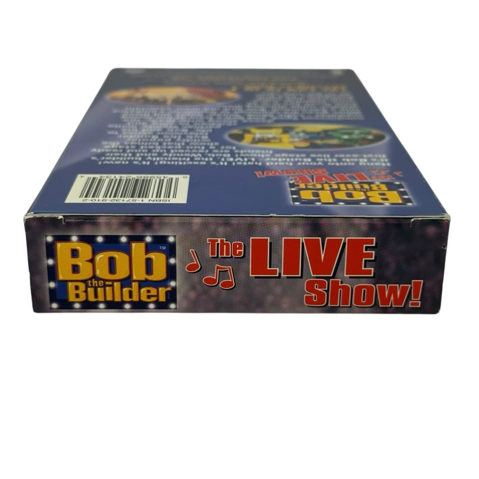 Bob the Builder the Live Show (VHS, 2004) Hit Entertainment- RARE - Image 4 of 4