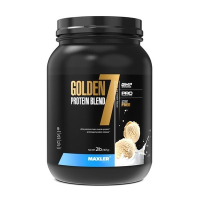 Maxler Golden 7 Protein Blend - Powder for Muscle 2 Pound (Pack of 1) 