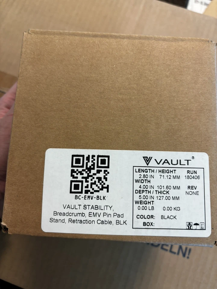 Almohadilla de pin EMV Breadcrumb VAULT con soporte Foto 2 de 2