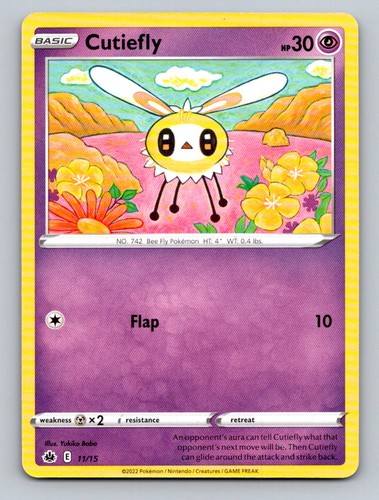 Cutiefly 011/015 Promo McDonald's Promos 2022 Pokemon Lightly Played