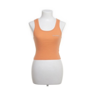 Iets Frans, Crop Top, Größe: M, Orange, Baumwolle/Elasthan, Einfarbig #nYP
