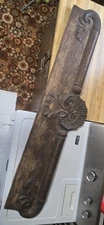 Antique Ornate Wooden Headboard Decor Primitive Furniture Rare Victorian