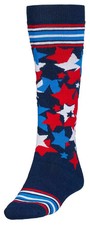 2pk Alpine Design Men's Snowsport Socks Calf Cut Size Large Fits 8-12 Americana