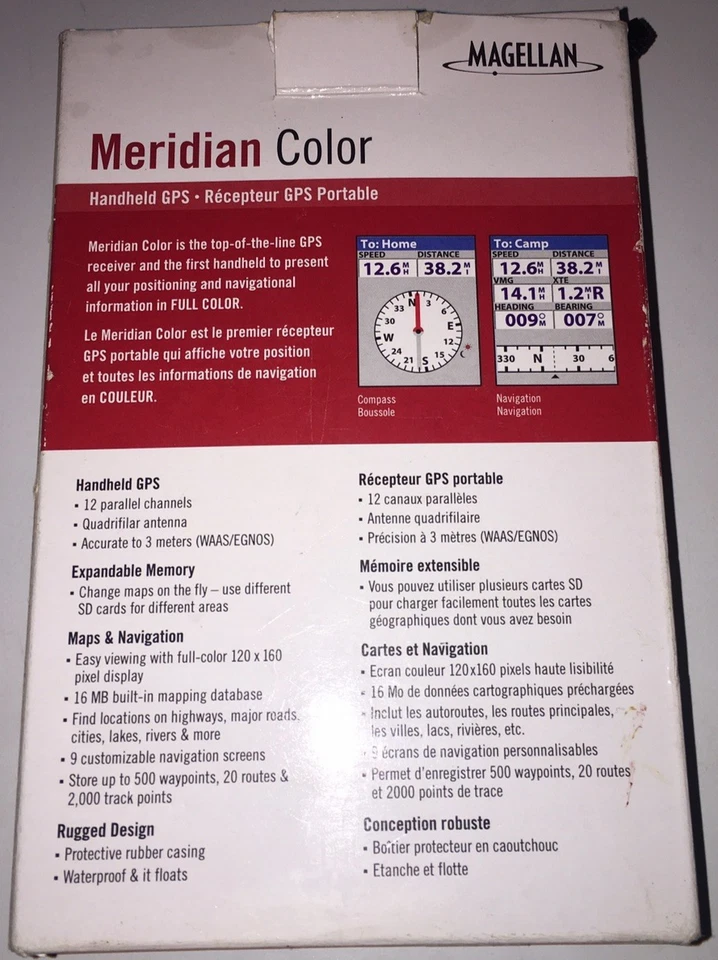 Vintage Eagle AccuNav Sport portable GPS unit excellent tested & working - Image 2 of 4