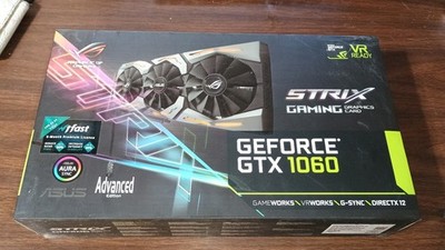 ASUS ROG Strix NVIDIA GeForce GTX 1060 6GB A6G SEALED NEVER OPENED