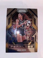 2025 WNBA Prizm Angel Reese Fearless Insert #5 Chicago Sky