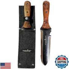 Garden Guru Hori Hori Gardening Knife for Weeding Digging Pruning and Cultiva