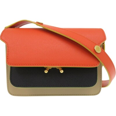 Maruni Trunk Mini Shoulder Bag Calf Multicolor | eBay 