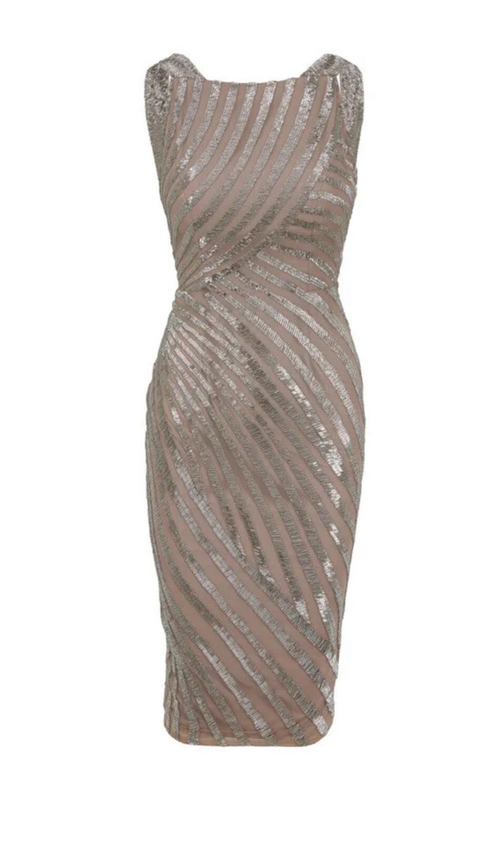 Rachel Gilbert Milla Dress Women's 10 Blush Pink White Wedding Beaded  Mother | eBay