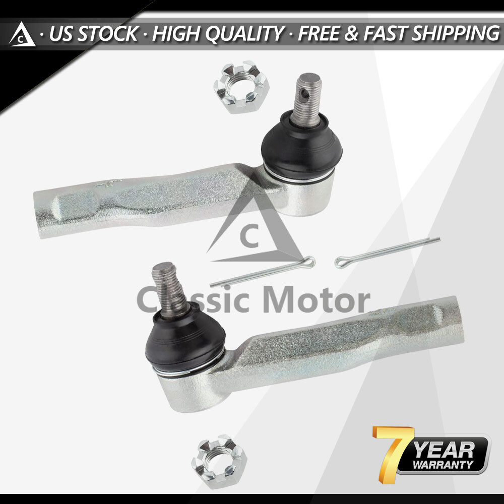 2Pc Front Outer Tie Rods For Lexus IS300 2001 2002 2003 2004 2005