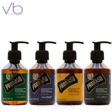 PRORASO Single Blade Beard, Mustache & Face Gentle Wash For Men Natural Cleanser