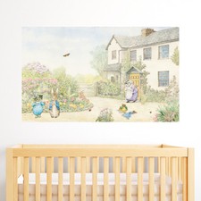 Official Peter Rabbit Country House Scene Wall Sticker Mural