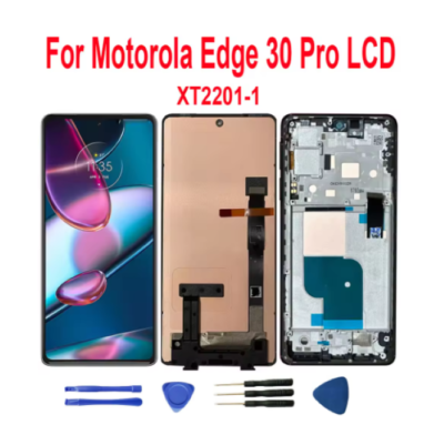 For Motorola Edge 30 Pro OEM LCD With Frame Display Touch Screen
