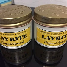 Layrite Original Hold Pomade 4.25oz (two Cans)