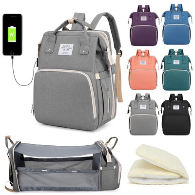 diaper bolsa backpack with bed