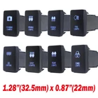 For Toyota Blue LED Light Bar Switch Push Button Tacoma 4Runner Highlander Hilux