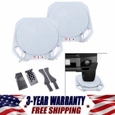2pcs 3-ton Front End Wheel Alignment Turntable Plate 360 Rotating Plate Table 2pcs 3-ton Front End Wheel Alignment Turntable Plate 360 Rotating Plate Table