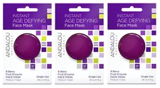 Andalou Naturals Instant Age Defying Mask, Face Mask, 1 Single Use Mask (3 Pack)