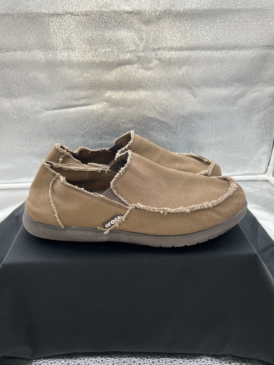 crocs slippers brown