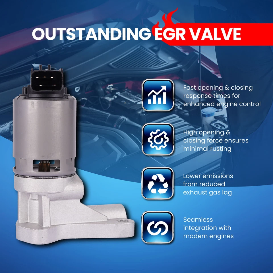 Клапан EGR для 05–07 Dodge Dakota Durango Ram Jeep Commander Grand Cherokee 4,7 л - Изображение 3 из 4