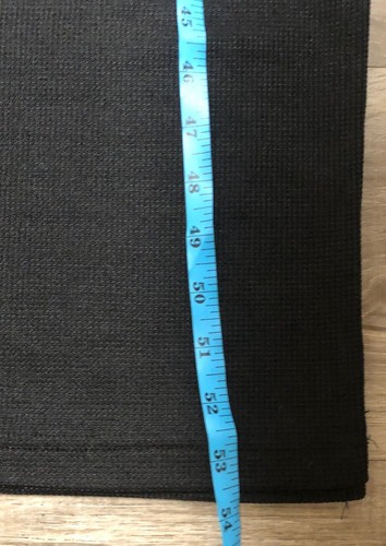 Mg Apparel Vintage 70s US Bodycon Knit Maxi Dress Long Sleeve Black M Side Slit, $25.07 - Photo 7