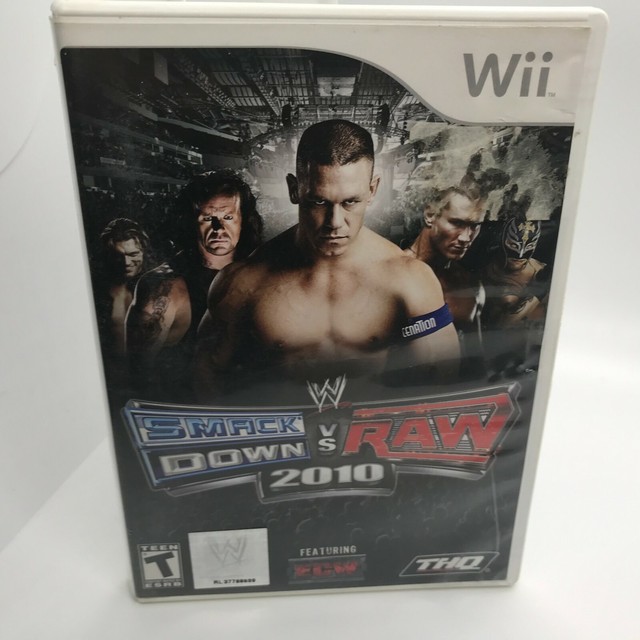 WWE SmackDown vs. Raw 2010 Featuring ECW (Nintendo Wii, 2009) for sale